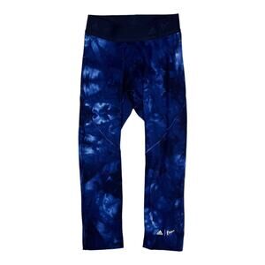 $60 adidas women's Alphaskin Parley 3/4 Training Tights Legend Ink size medium